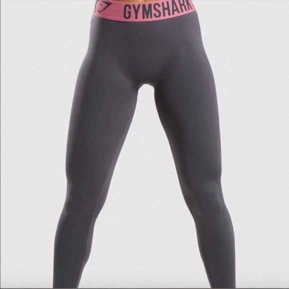 Gymshark Pants Fit Leggings Charcoal And Dusty Pink Poshmark
